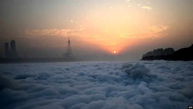 Ahli: Sungai Suci Yamuna di India Mati Akibat Limbah Beracun, Airnya Berbuih