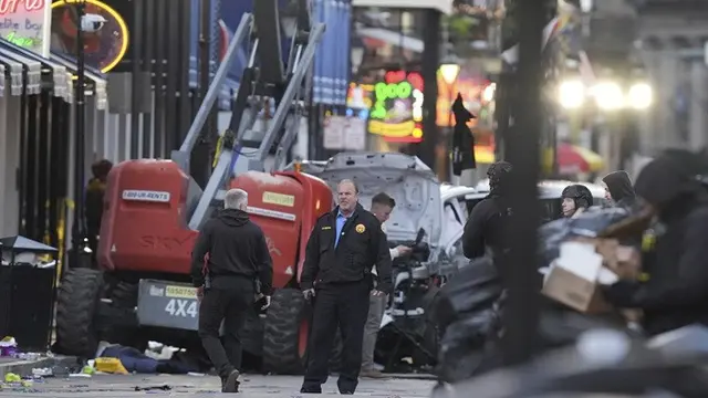 Truk Tabrak Kerumunan di New Orleans Saat Tahun Baru Tewaskan 15 Orang, Biden: Pelaku Terinspirasi ISIS