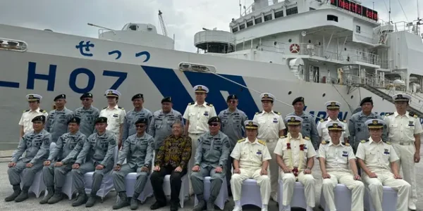 Kapal Patroli Jepang Settsu Singgah di Pelabuhan Priok, Bawa Misi Anti-Pembajakan