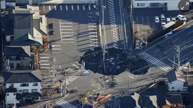 1,2 Juta Orang di Jepang Diminta Kurangi Penggunaan Air Pasca Sinkhole Telan Sopir Truk